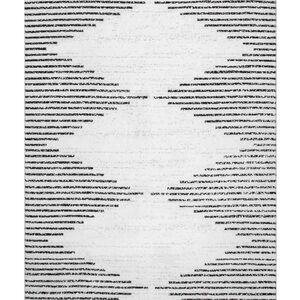 Black and White Diamond Washable Rug!